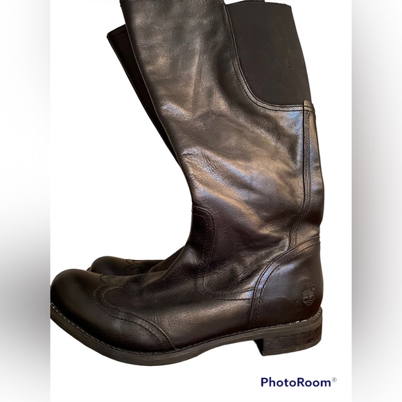 Timberland earth keepers tall black dress boots. EUC - Picture 1 of 3